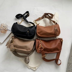 Vintage Shoulder Bag Women's Crossbody Tote Saddle Bag
