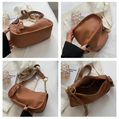 Vintage Shoulder Bag Women's Crossbody Tote Saddle Bag