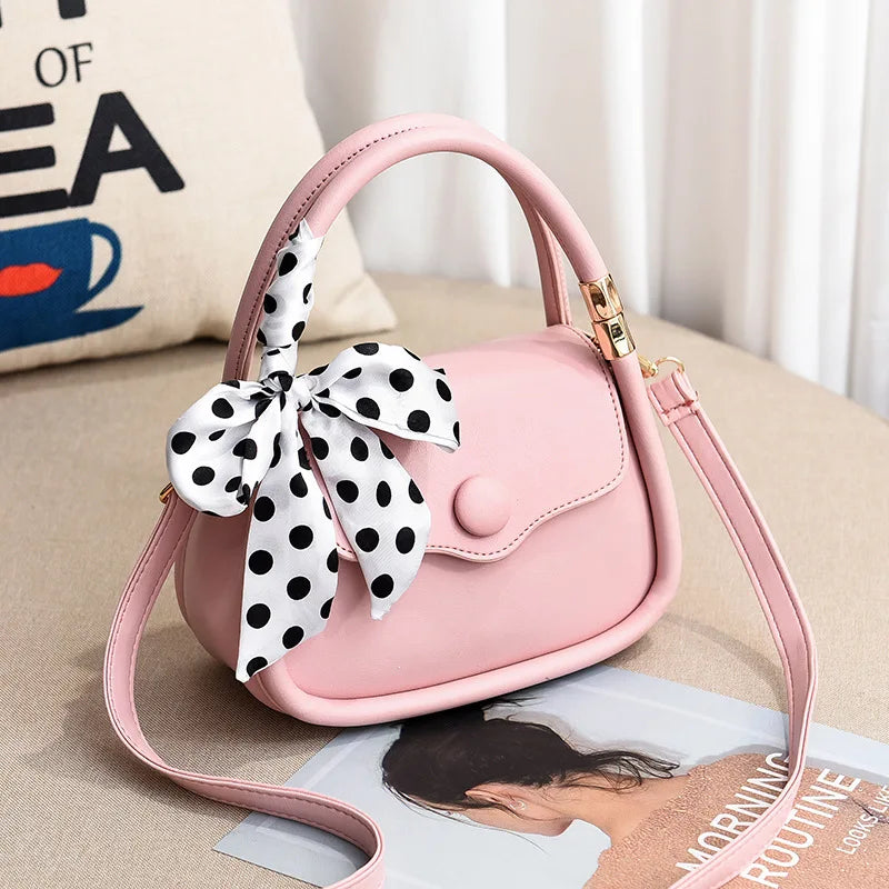 Women Leather Phone Bag Handbag Tote Shoulder Bags Folding Shopping Bag