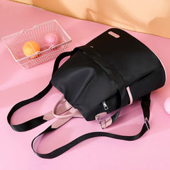 Women's Oxford Cloth Backpack Anti-theft Large Capacity School Bag