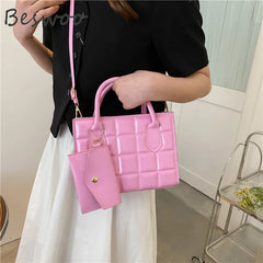 Women's Lacquered Embossed Cross-body Bag