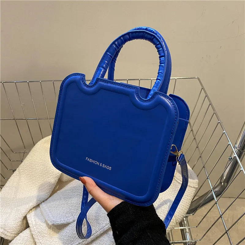 Women's Mini Square Crossbody Shoulder Bag PU Leather