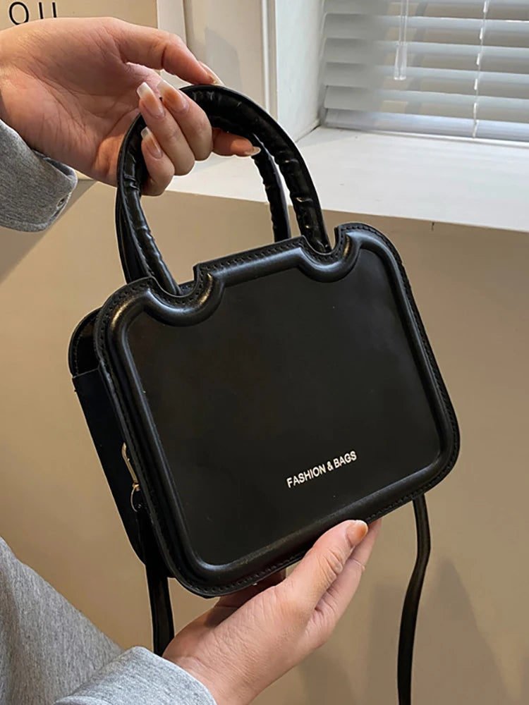 Women's Mini Square Crossbody Shoulder Bag PU Leather