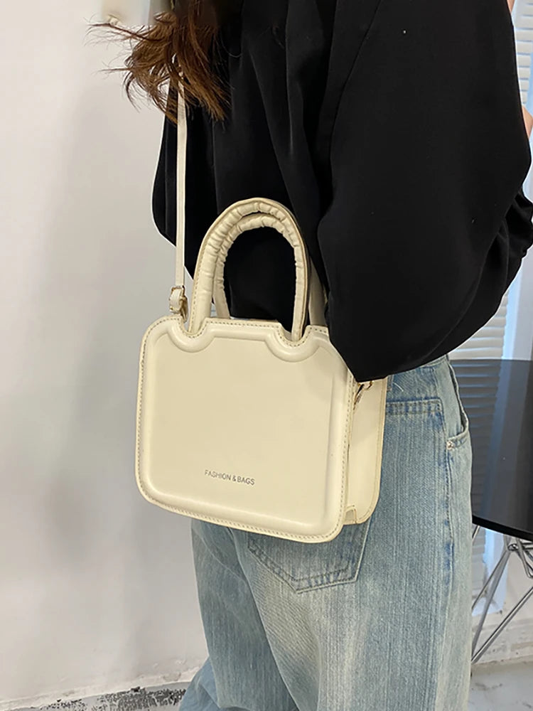 Women's Mini Square Crossbody Shoulder Bag PU Leather