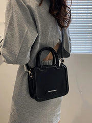 Women's Mini Square Crossbody Shoulder Bag PU Leather