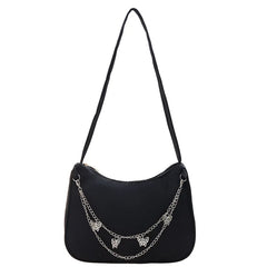 Vintage Chain Small Square Bag Shoulder Bag Ladies Handbag