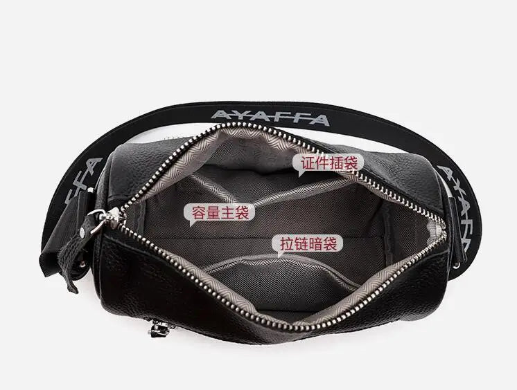 Leather Female Shoulder Bags Messenger bags Vintage Handbag