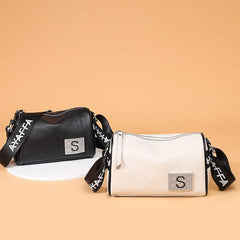 Leather Female Shoulder Bags Messenger bags Vintage Handbag
