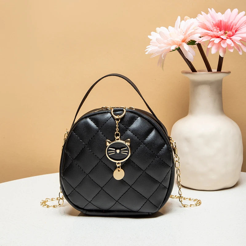 Women's Diamond Lattice Crossbody Handbag