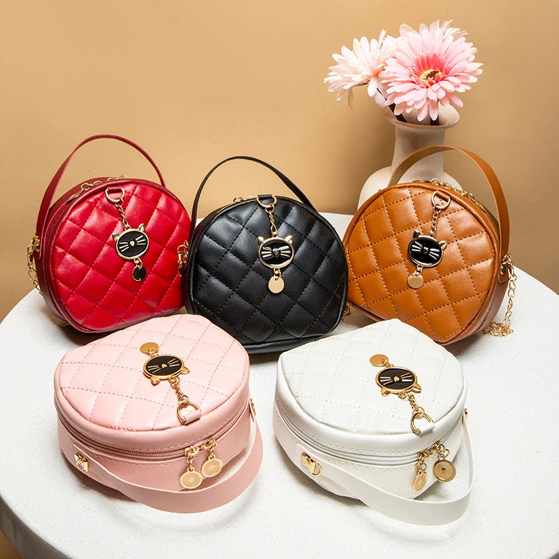 Women's Diamond Lattice Crossbody Handbag