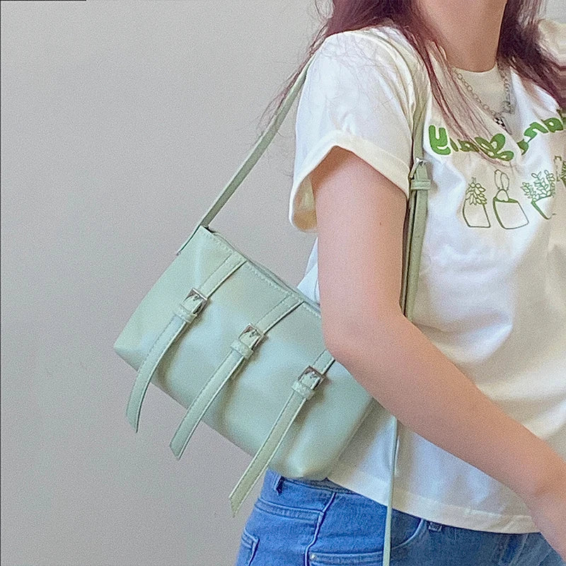 Women's PU Leather Shoulder Bag Handbag