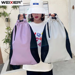 Women's Waterproof Drawstring Backpack for Yoga Fitness Travel