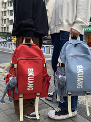 Large Waterproof Nylon Backpack for Travel College Men's School