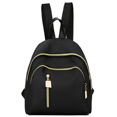 Women's Leather Backpack Teenage Girls School Bag Lady Mochila