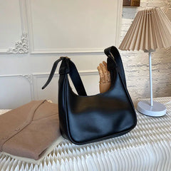 Women's Retro Armpit Bag PU Leather Ladies Shoulder Messenger Bags