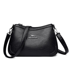 Women's Shoulder Bag Light Retro Soft Leather Messenger Bag