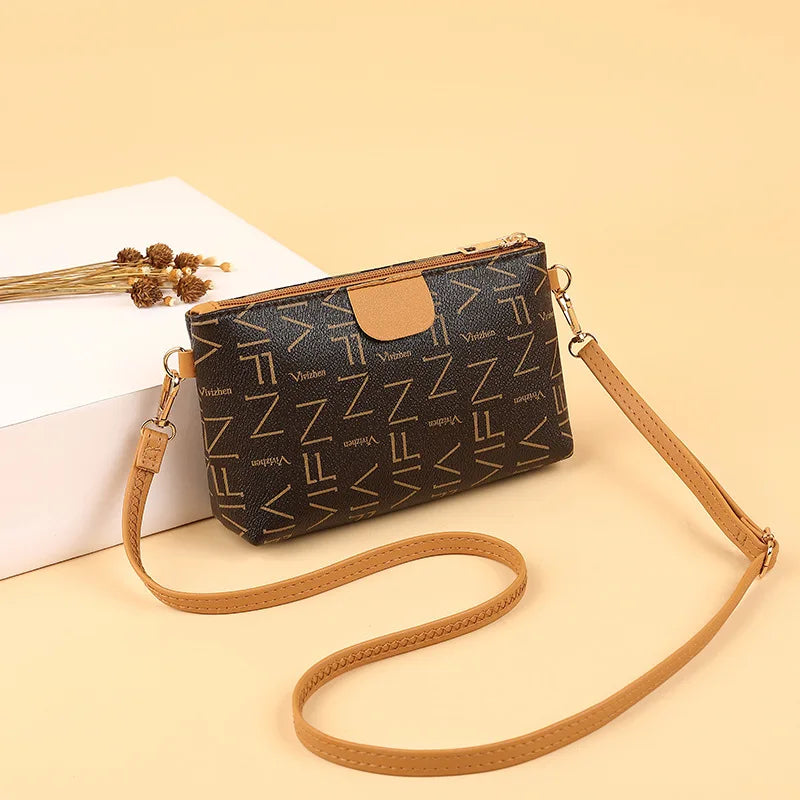 Geometric Print Crossbody Handbag for Women