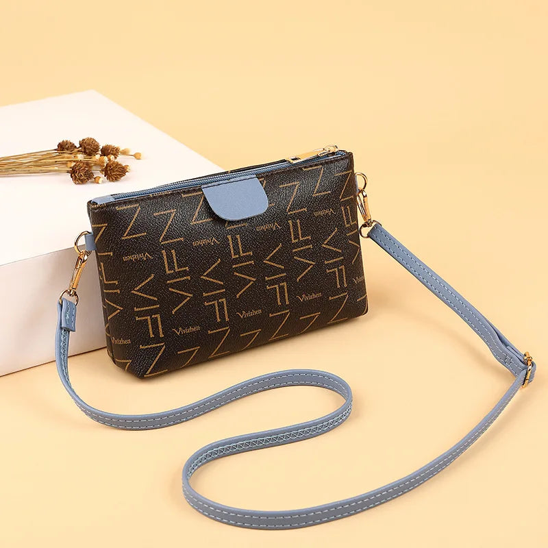 Geometric Print Crossbody Handbag for Women