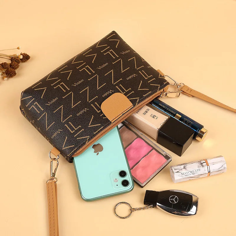 Geometric Print Crossbody Handbag for Women