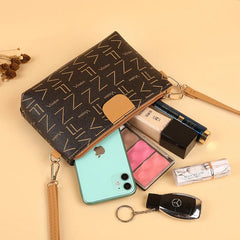 Geometric Print Crossbody Handbag for Women