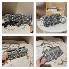 Women's Shoulder Saddle Bag Crossbody Handbag Waist Wallet