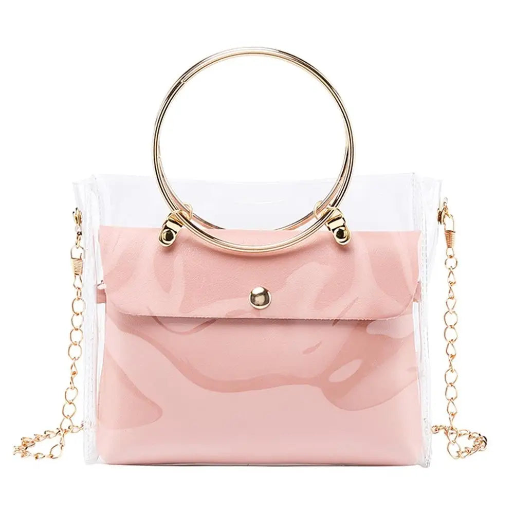 Women's Stylish Jelly Bag Candy Armpit Bag Ladies Waterproof Shoulder Handbag