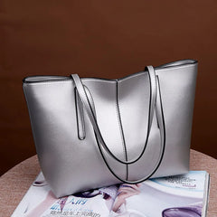 Women's PU Leather Shoulder Bags Big Capacity Messenger Bags Casual Handbags
