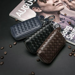 Men's Business PU Leather Car Key Bag