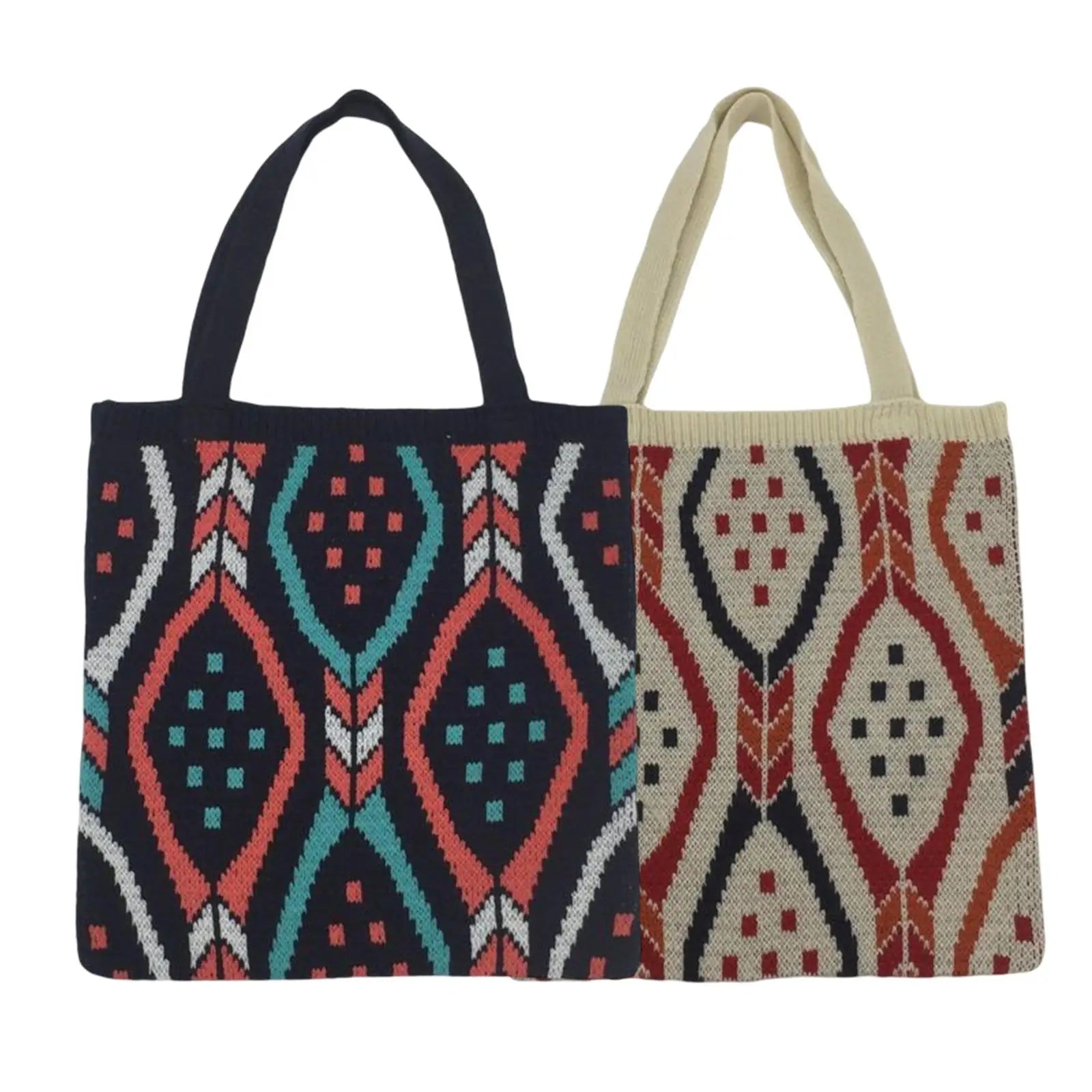Yarn Women Shoulder Bag Big Capacity Tote Bags Shopping Bags Daily Bags