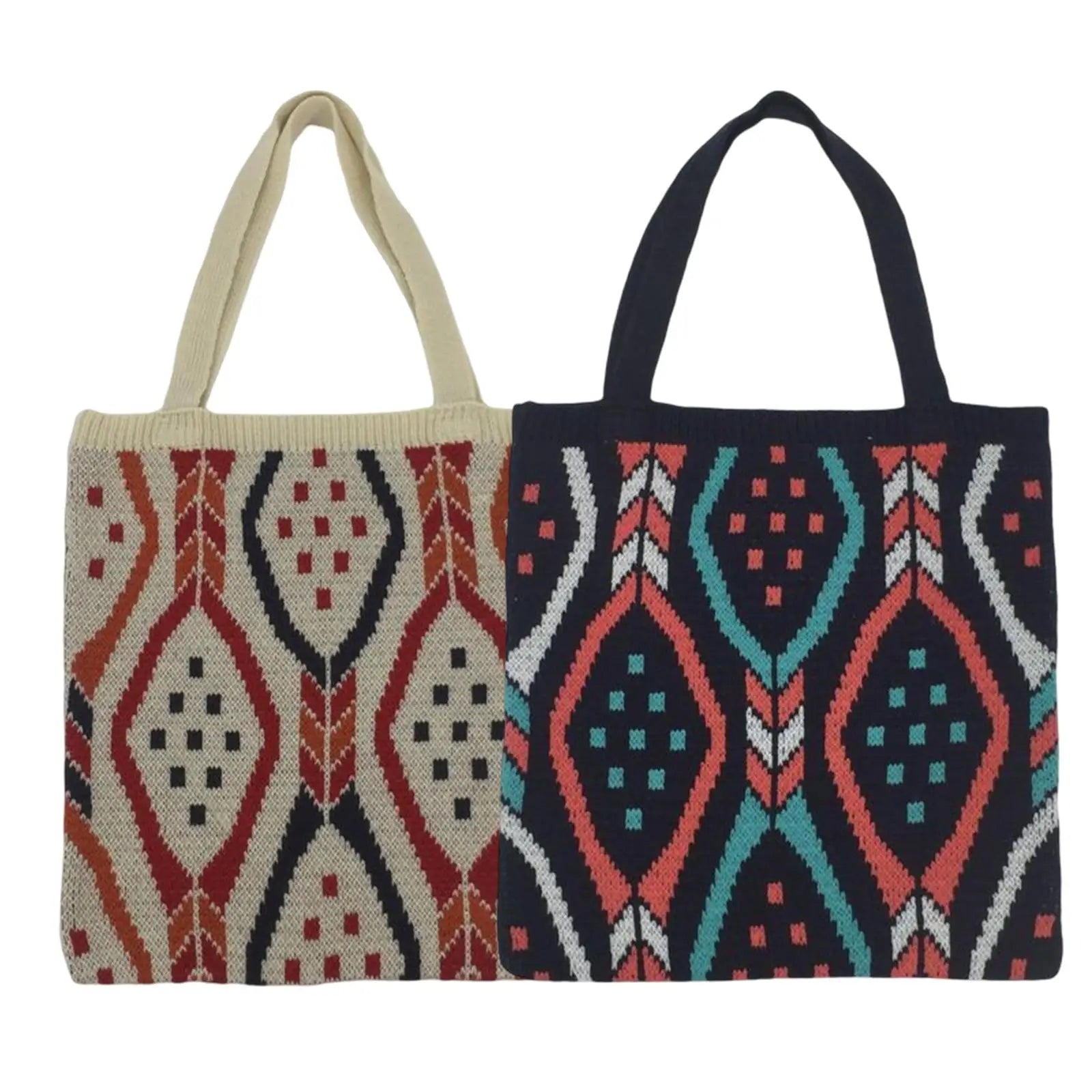Yarn Women Shoulder Bag Big Capacity Tote Bags Shopping Bags Daily Bags