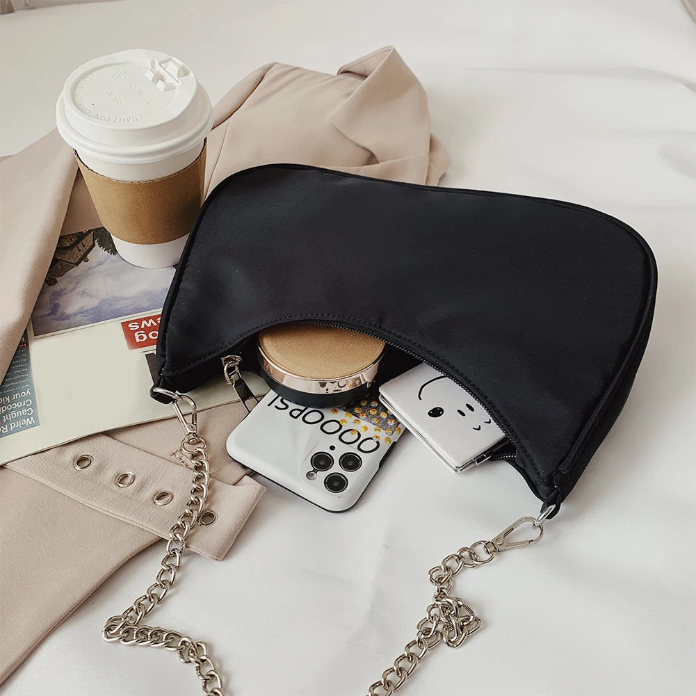 Casual Mini Chain Shoulder Bag Women Purses Handbag