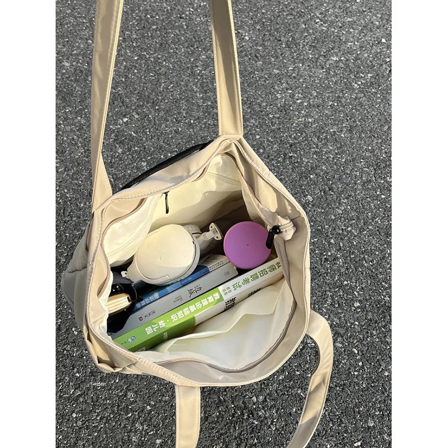 Nylon Waterproof Crossbody Tote Shoulder Bag for Women