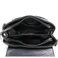 Women's PU Leather Shoulder Bag Crossbody Underarm Messenger Zipper Hasp Shopper