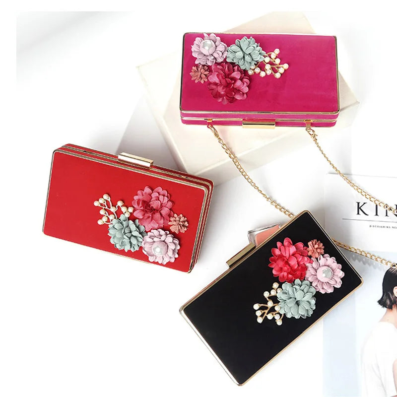 Flower Clutch Bag Evening Bag for Women FTB192