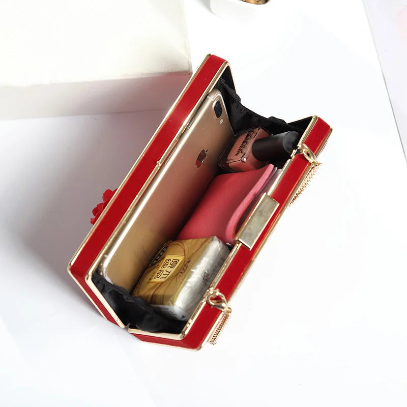Flower Clutch Bag Evening Bag for Women FTB192