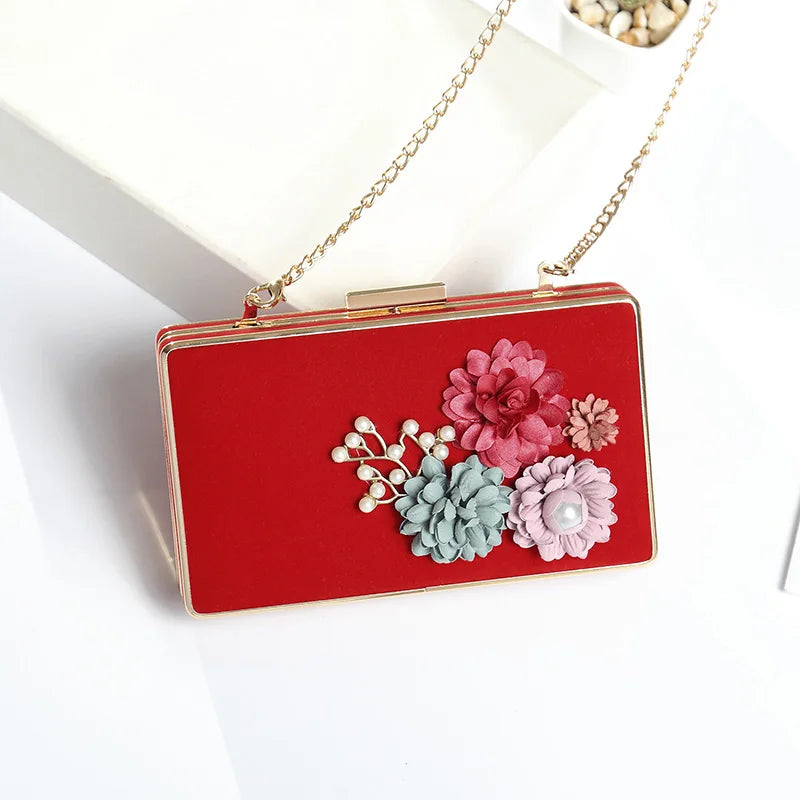 Flower Clutch Bag Evening Bag for Women FTB192
