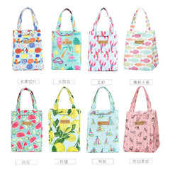 Cute Cat Lunch Bag Cooler Multicolor Portable Thermal Travel Picnic Pack