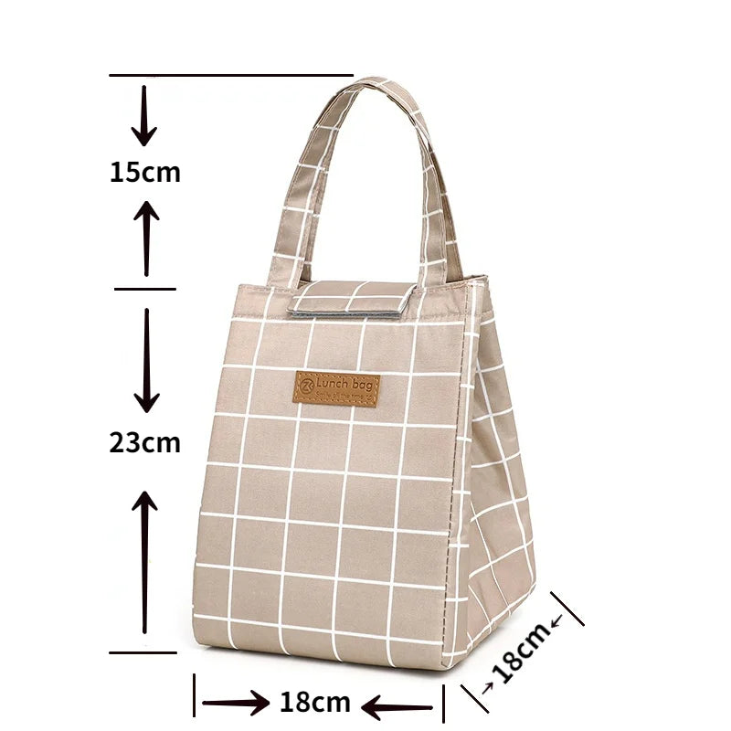 Cute Cat Lunch Bag Cooler Multicolor Portable Thermal Travel Picnic Pack