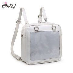 Square PU Shoulder Bag Women's Casual Messenger Bag
