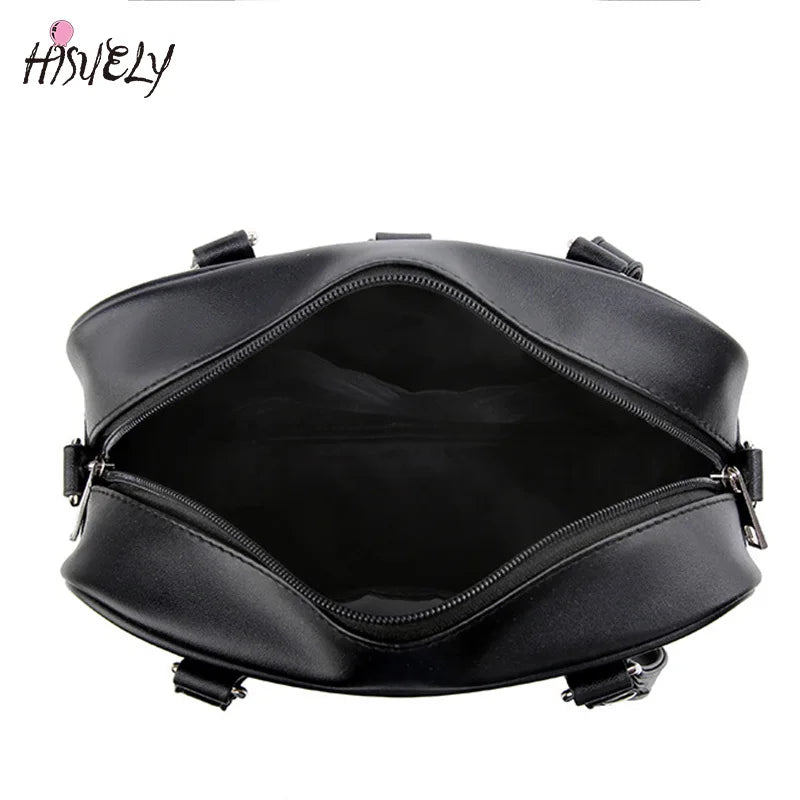 Square PU Shoulder Bag Women's Casual Messenger Bag