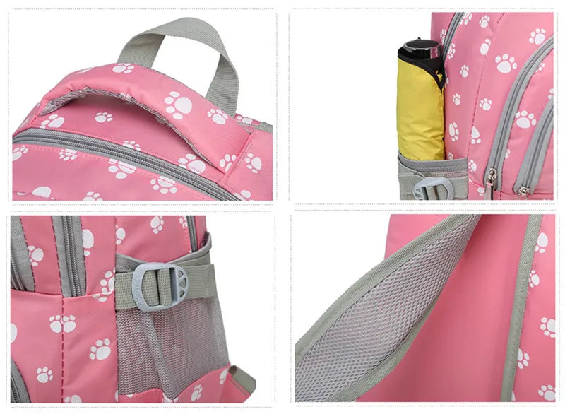 Kids Book Bag Breathable Backpacks Children School Bags Women Leisure Travel