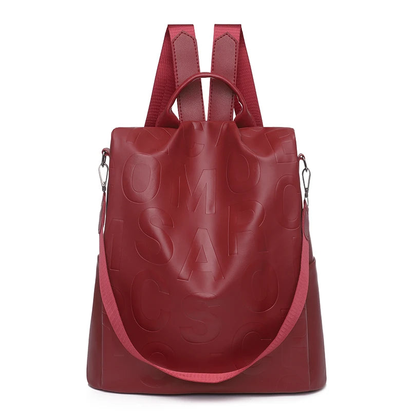 Oxford Laptop Backpack Women Crossbody Bags Travel Anti-Theft Backpack Rucksack