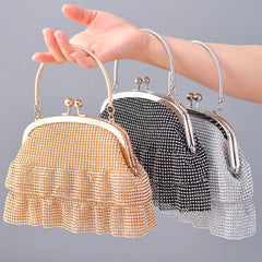 Rhinestone Dinner Party Wedding Clutch Bag Retro Handbag