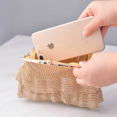 Rhinestone Dinner Party Wedding Clutch Bag Retro Handbag