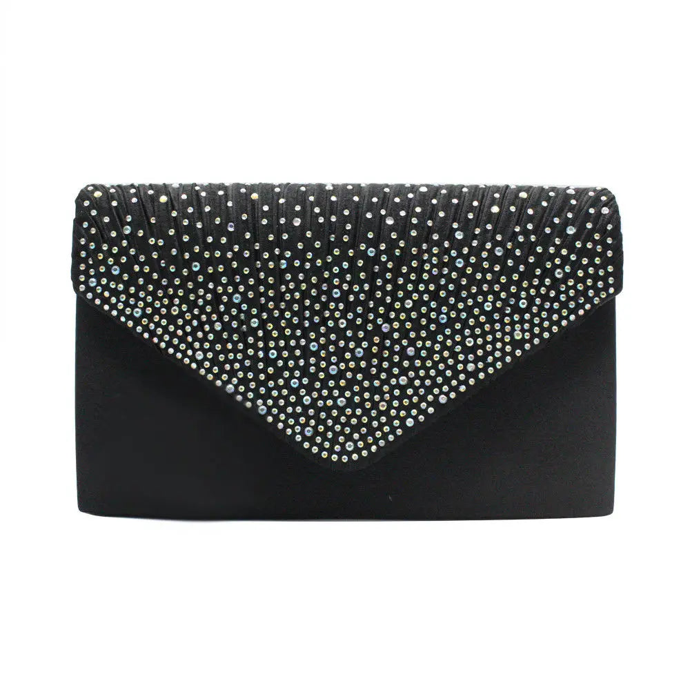 Women's Clutch Bag Party Wedding Envelope Handbag Portable Purse