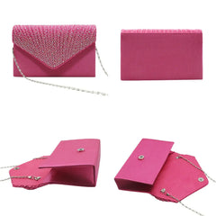 Women's Clutch Bag Party Wedding Envelope Handbag Portable Purse