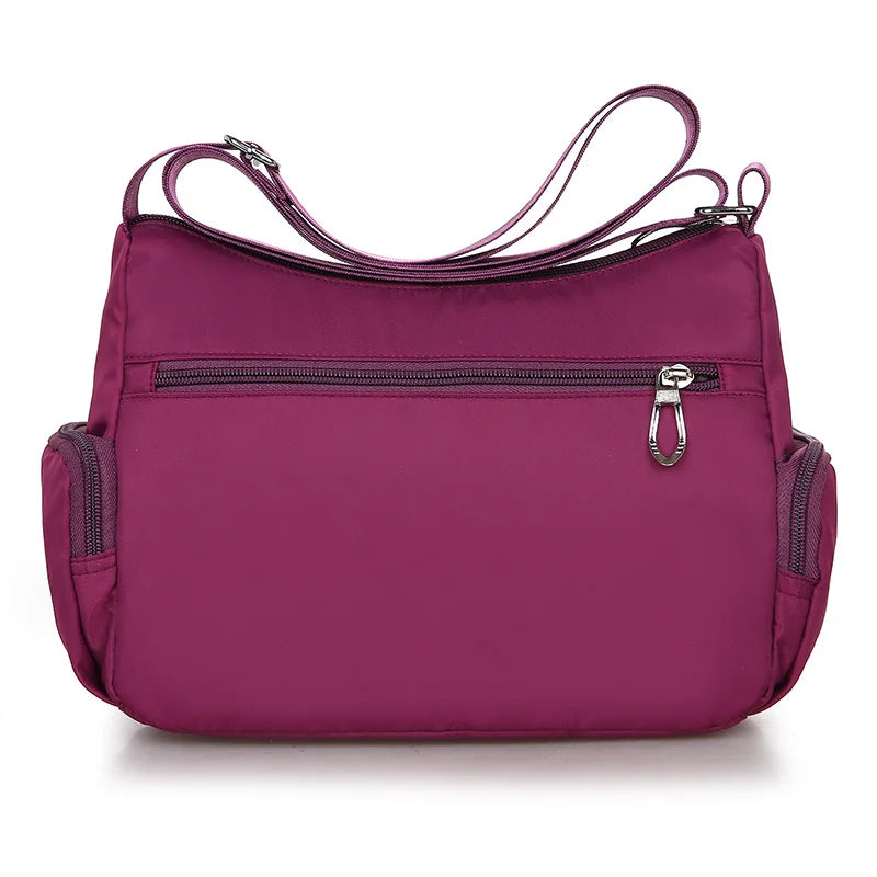 Waterproof Nylon Women's Messenger Bag Vintage Purse Handbag