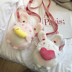 Women Cartoon Plush Bag Cross Body Shoulder Bag