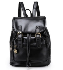 Vintage Women's PU Shoulder Bag Small Lady Schoolbag