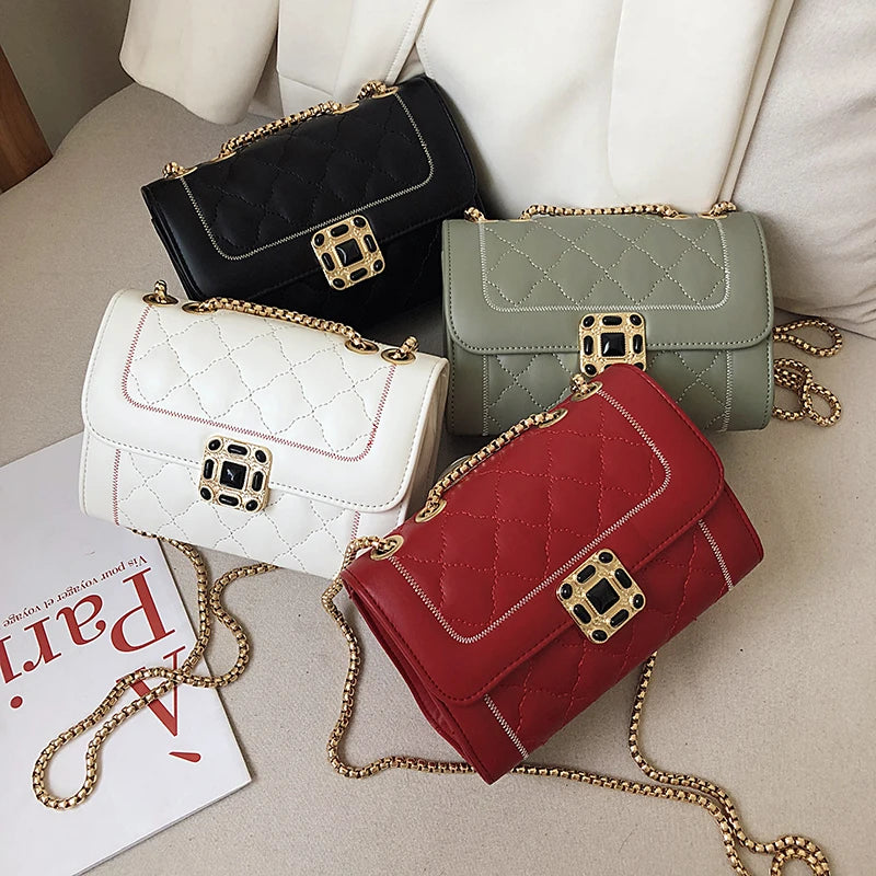 Women's Shoulder Bag Messenger Bag PU Waterproof for Autumn and Winter